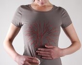 unique art tshirt, sizes: S, L, XL, organic cotton, wearable art, special gift, dutch design, t shirt, women top