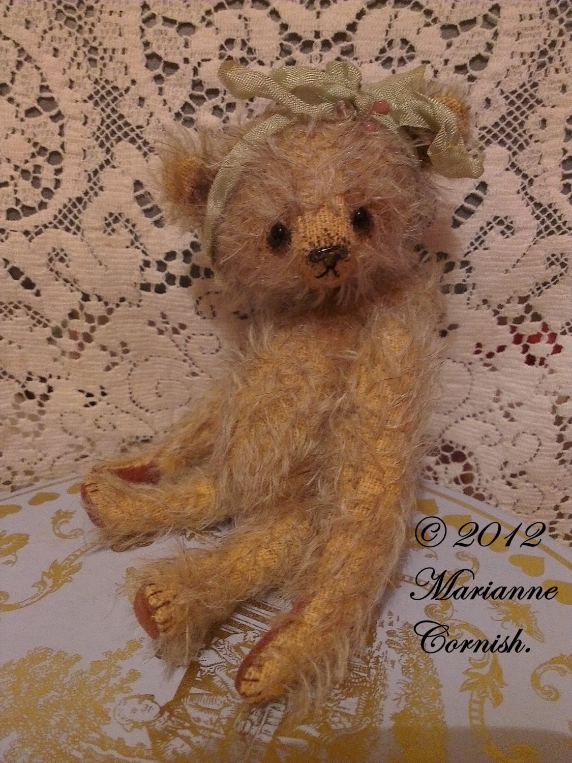 Miniature Mohair Artist Bear Beatrix