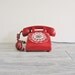 Vintage Northern Electric Cherry Red Rotary Phone