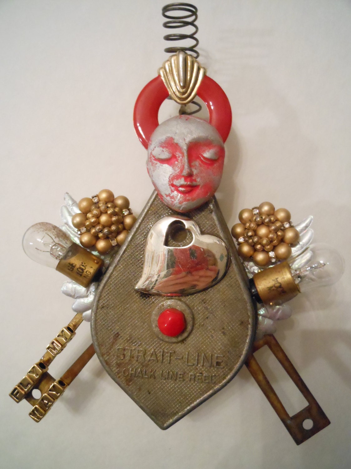 Vintage Found Objects, Wall Art Assemblage, Wall Art Sculpture, old tools, vintage tools, mixed media