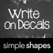 Write On Decals