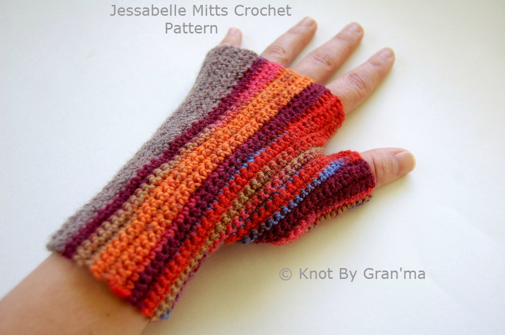 Jessabelle Mitts Crochet Pattern