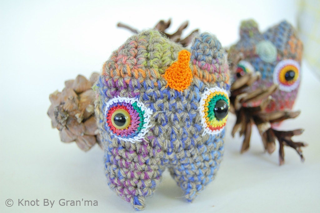 Crusher Mini Pocket Monster Unicorn Crocheted Doll