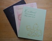 Kerbloom letterpress zine three-pack IV