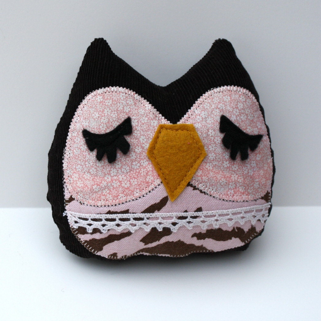 Pinky the Owlet little owl pillow plushie sale