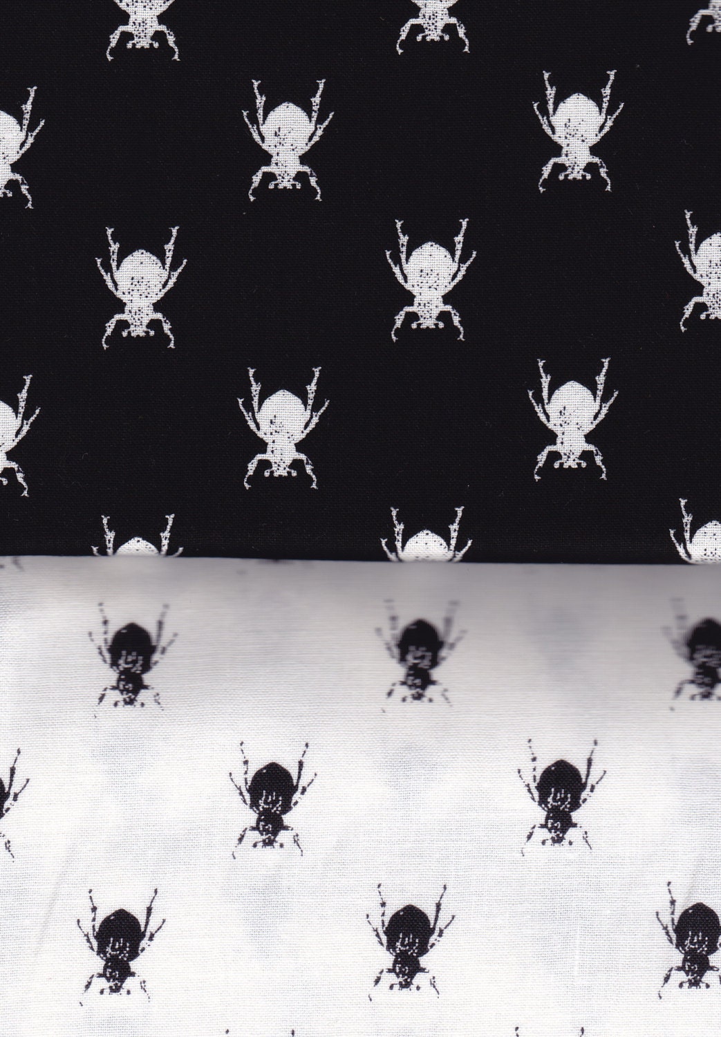 Half yard bundle - Goth Bugs Duo - Michael Miller cotton quilt fabric