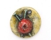 Knitting Ceramic Pendant
