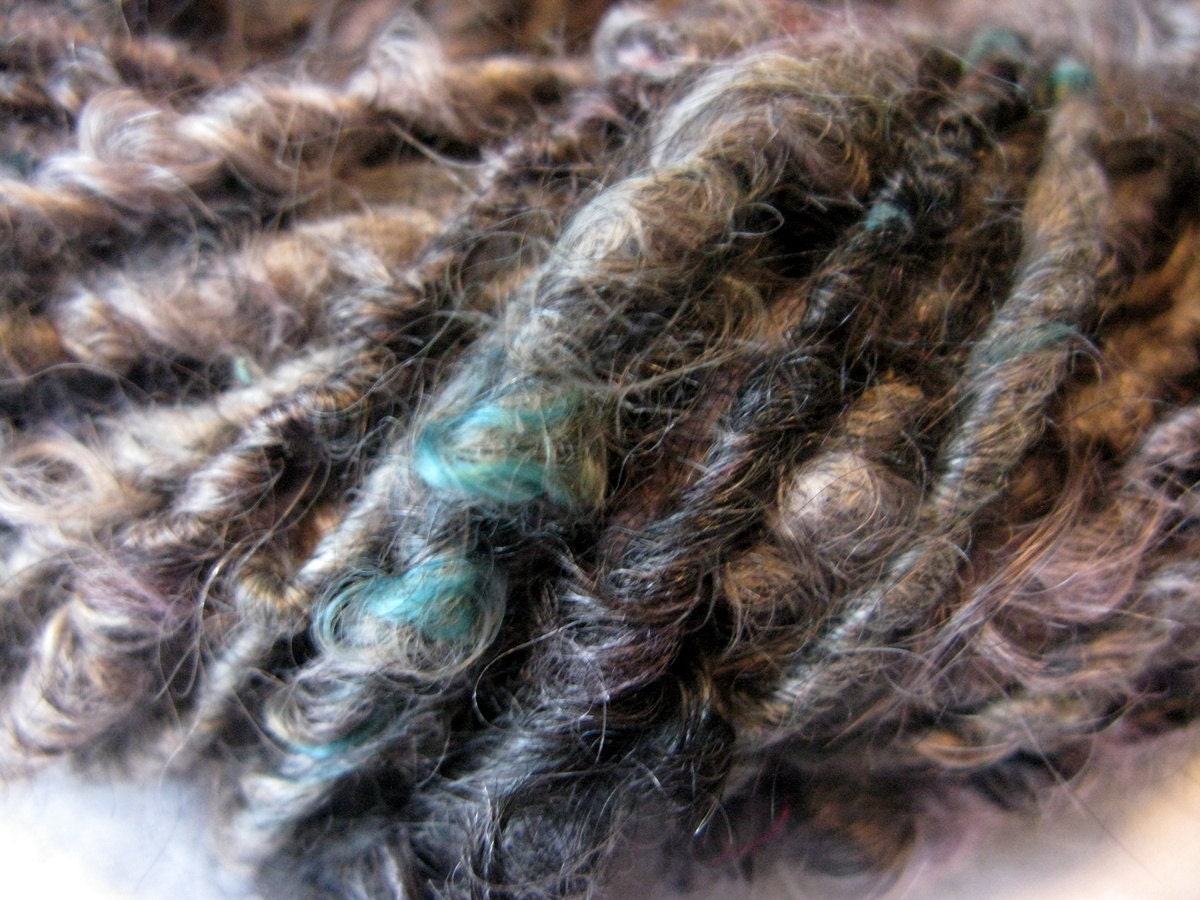Mohair Curls-Handspun Yarn