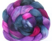 FAUX CASHMERE roving top handdyed spinning fibre 3.5 oz vegan