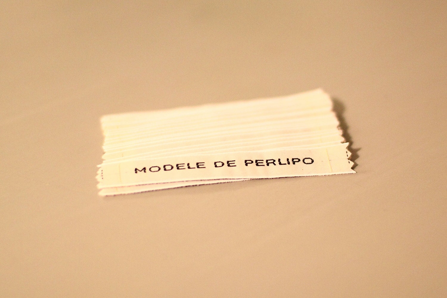 Labels - set of 5 Perlipo labels that can be put in the finished products to be able to sell them