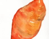 Sweet Potato watercolor painting original, vegetable series
