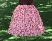 Pink and White Cherry Blossom Lolita Skirt
