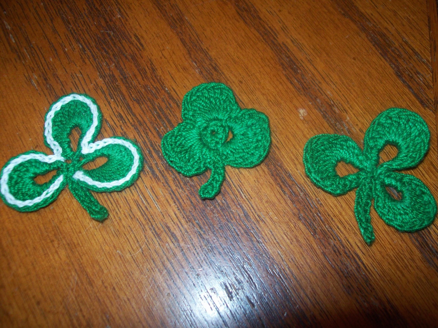 St Pattys Day Shamrocks - You Get 2 of these in your choice of design - Mix and Match