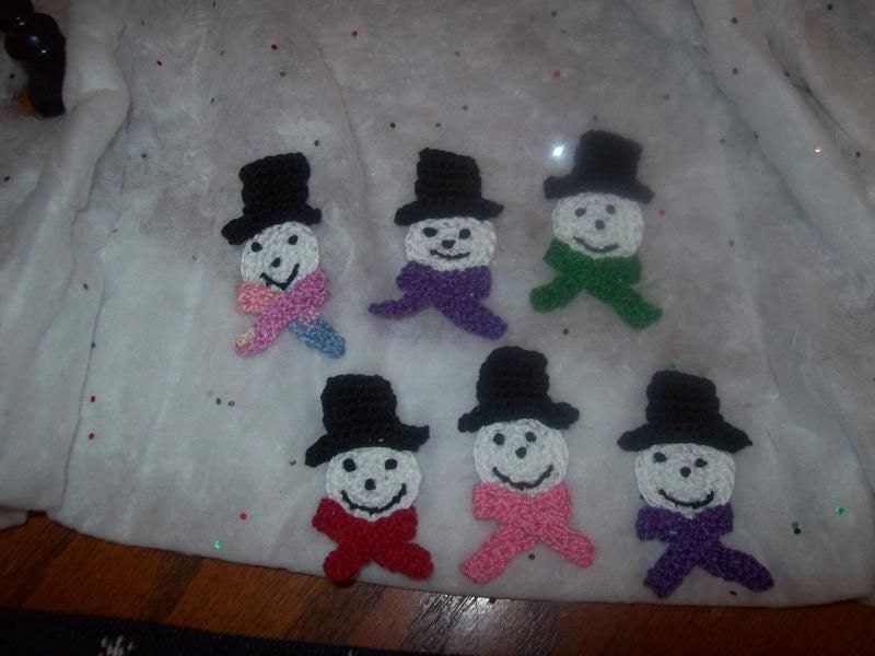 Snowman Faces - Choose 2 - Mix and Match Colors