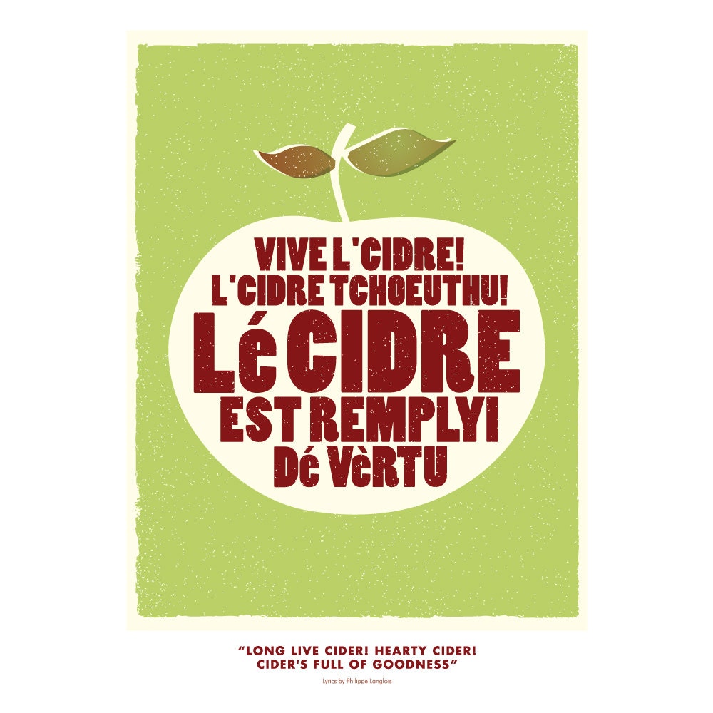 Print Long Live Cider