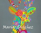 Oh Deer original painting