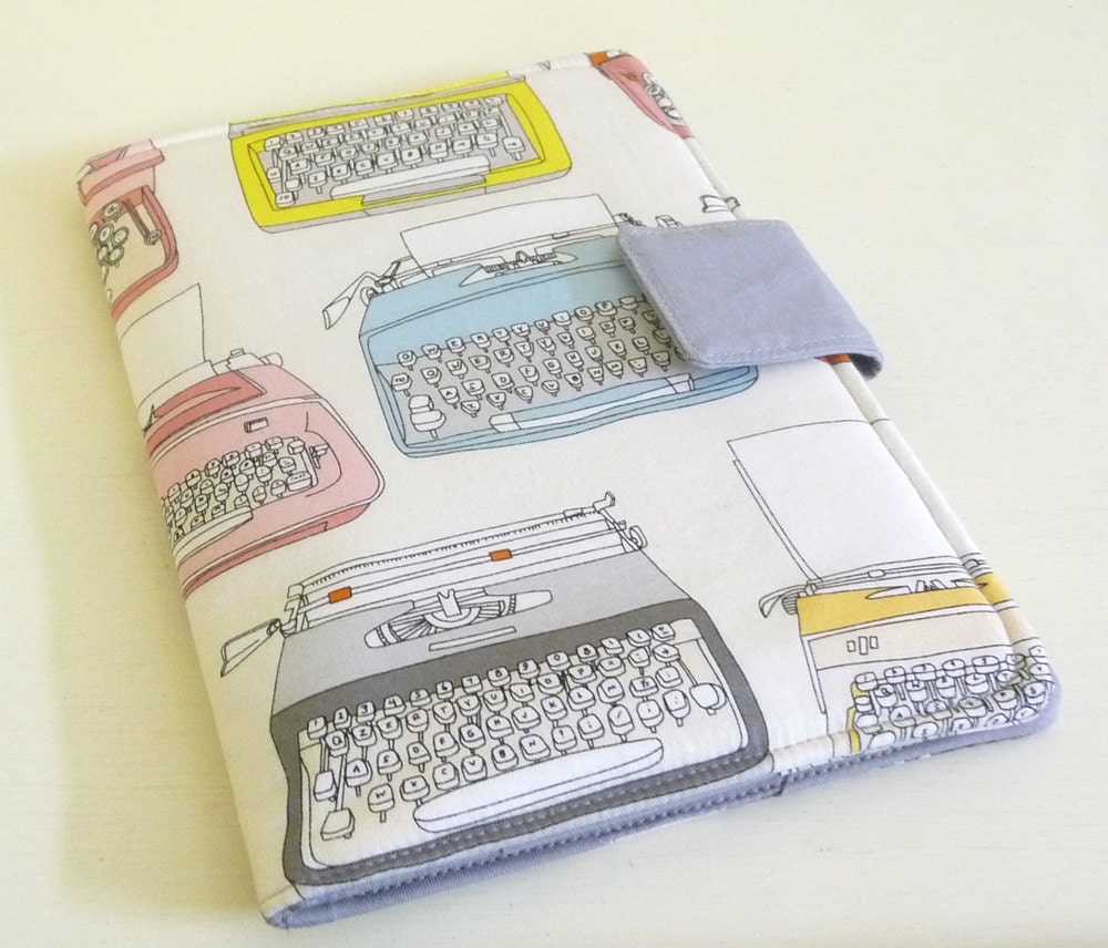 Retro Typewriters Cover for iPad, Kindle, Nook, Kobo, Made to order