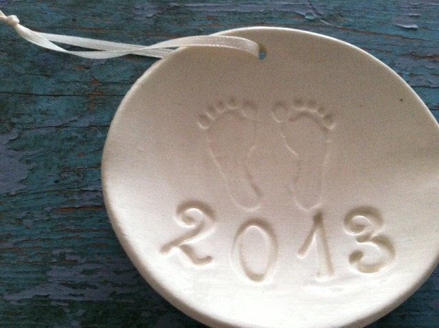 Mothers Day Gift SALE Nursery Decor New Baby Wall Hanging or Ornament 2013 in White