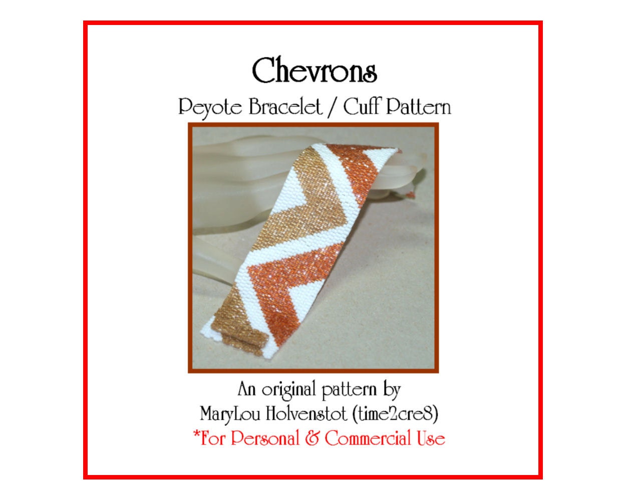 Peyote Bracelet Pattern ... CHEVRONS ... Zigzag . Stripes . Geometric . Bold . Cuff . Modern . Simple . Instruction . Tutorial . 3 for 2