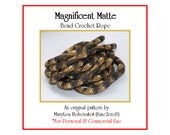 Bead Crochet Pattern ... MAGNIFICENT MATTE ... Geometric . Seven Colors . PDF . Geometric . Sawtooth . Personal . Commercial . Triangles