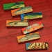 Fish Art - Fish Sticks - Saltwater Fish Art Block Set of 7 - Coastal Beach Decor - Beach House Art - Fathers Day Gift for Dad