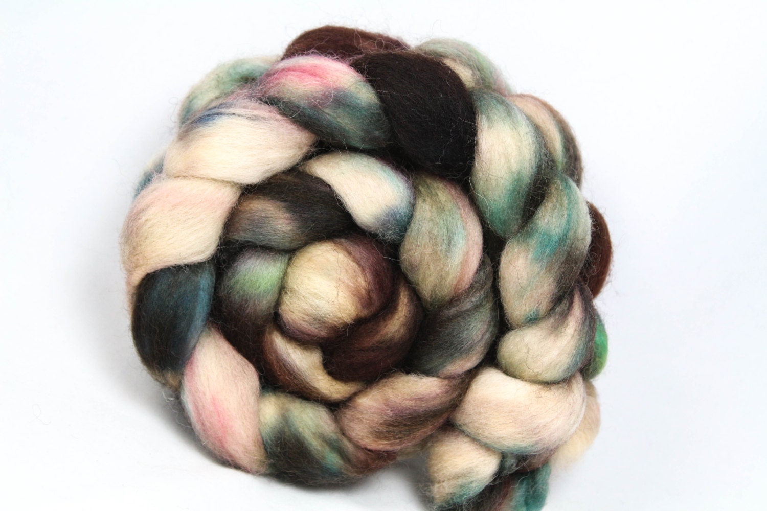 Sarasota Handdyed Corriedale Wool Roving for Spinning or Felting- 4.3oz