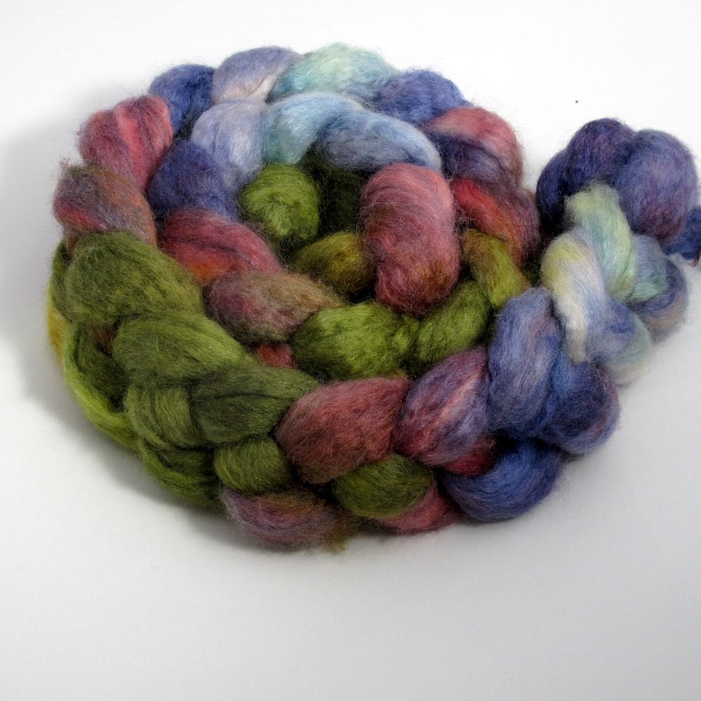 hand painted bfl tussah top