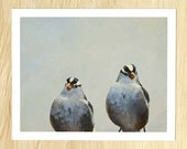 Bound Together By The Cowardly Satisfaction Of A Half-Finished, Easy Crossword - bird 8 x 10 FINE ART PRINT