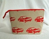 Echino Car Zipper Pouch