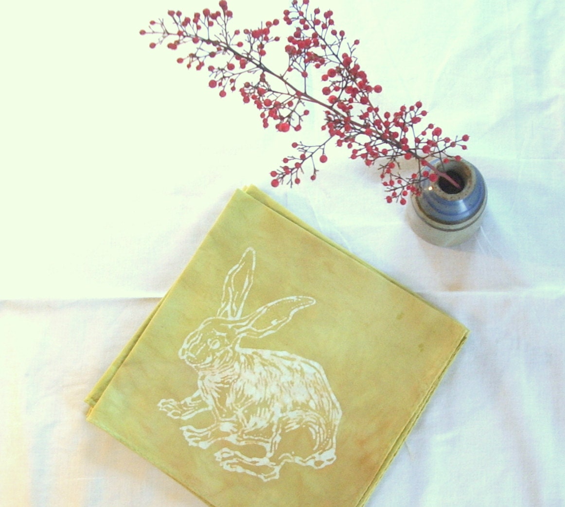 rabbit napkins