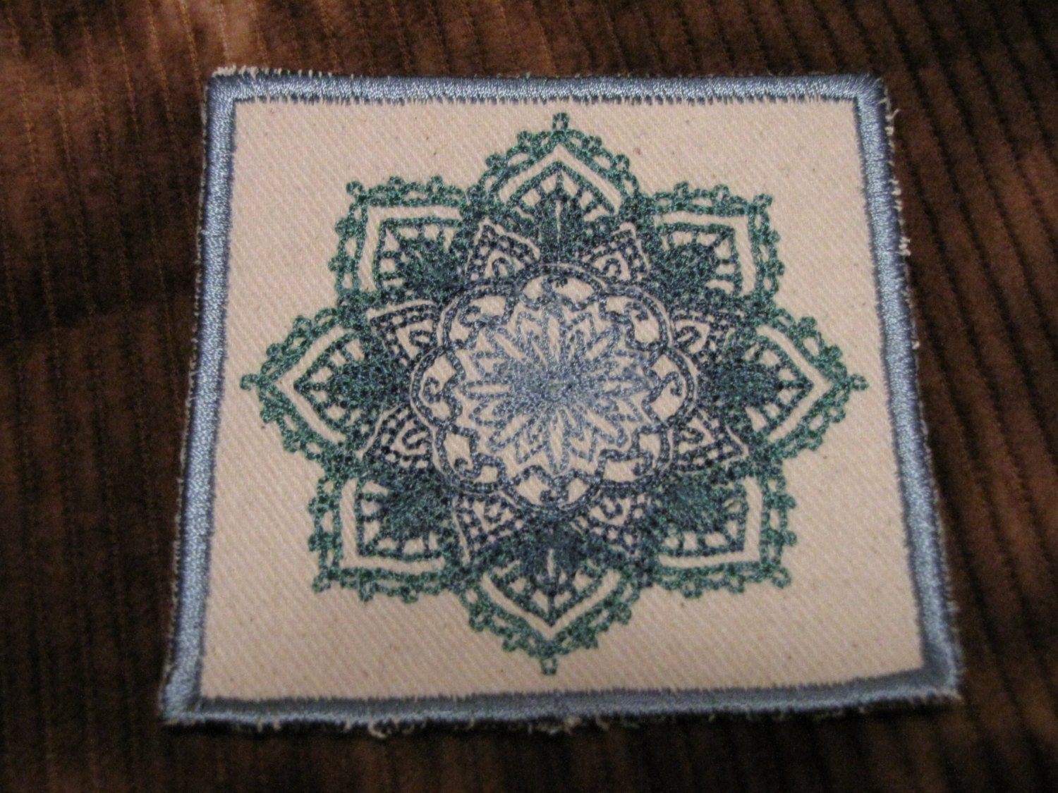 Sew-on Mendhika Medallion Patch