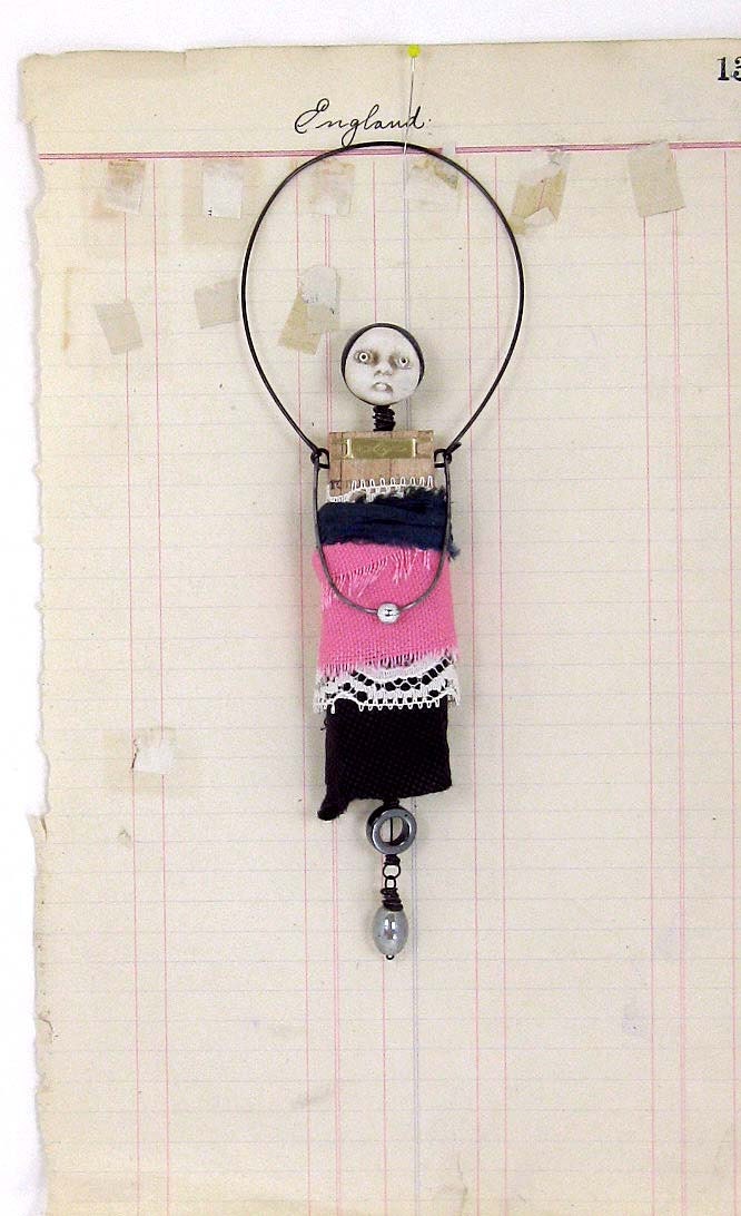 Original Mixed Media Art Doll