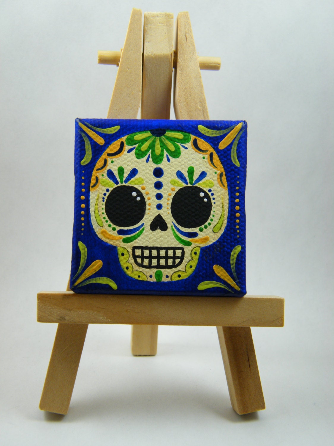 Sugar Skull Mini Canvas Painting