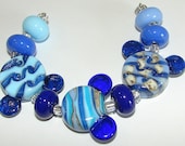 SPRING CLEANING SALE Ocean Magic Kingdom Handmade Lampwork Beads