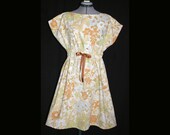 Cotton Sun Dress made from upcycled bed sheet "Penelope"