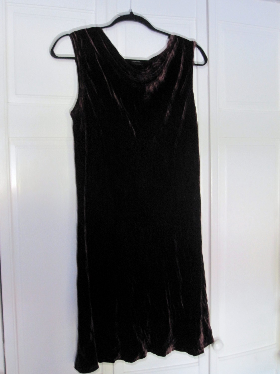 Eileen Fisher Large Velvet Tunic Top Dress