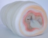 ANGEL- Self Striping Spontaneous Spinning Roving Bullseye Bump - (5.7 oz. center-pull bump)