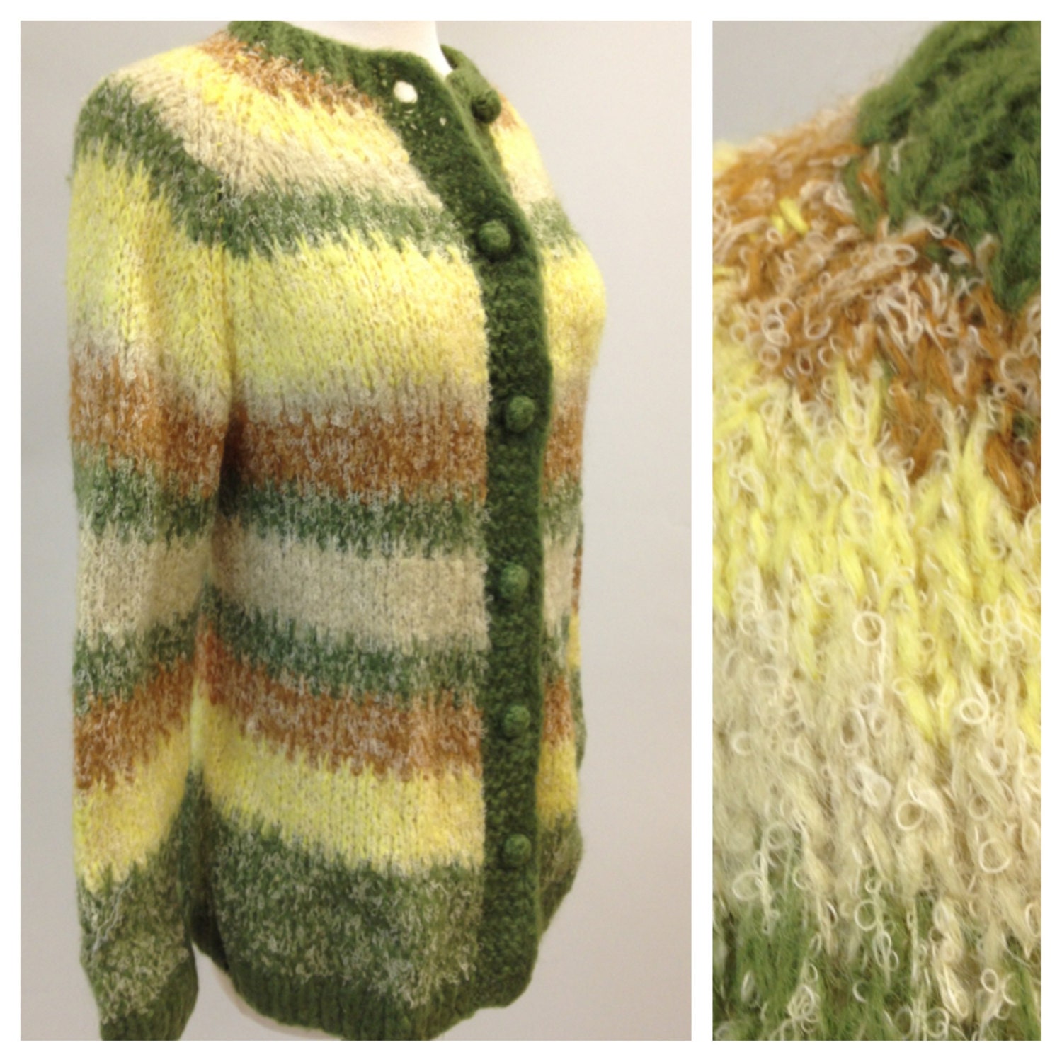 Vintage wool striped sweater