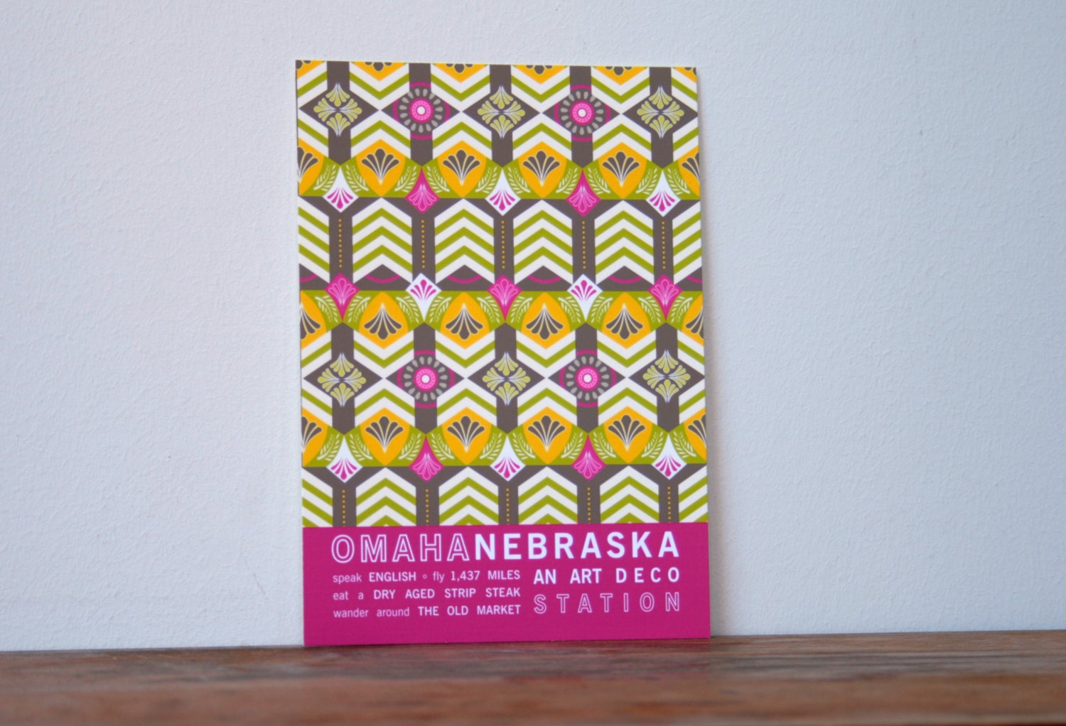 Omaha Nebraska Travel Poster