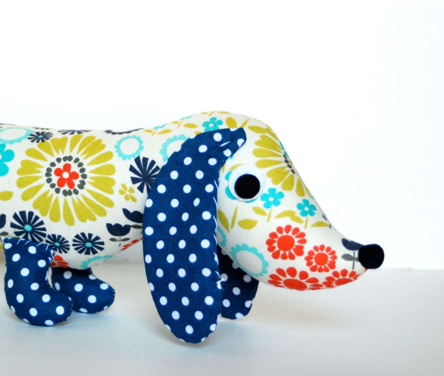 Stuffed Animal Plush Wiener Dog Dachshund Soft Baby Toy Doll IDA