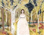 her bravery knew no end - limited edition giclee print of original oil painting