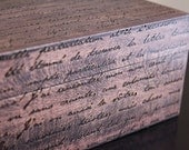 Custom Text Jewelry Box