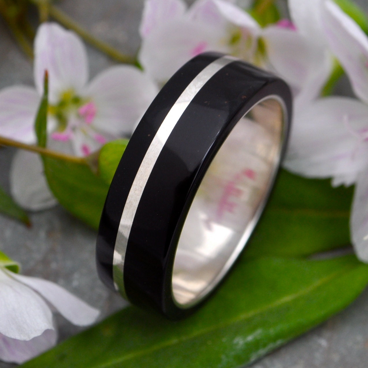 Solsticio Coyol Wood Ring - ecofriendly wedding band or engagement ring