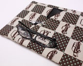 Men's  new iPad 1 or 2 iPad Mini Case Retina Display Tablet Cover  Zipper External Pocket Handmade  - Cool Cars