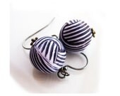 Nautical Earrings, Dangle Earrings, Navy Earrings, Nautical Sailor