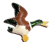 Flying Duck Brooch