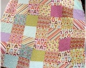Little Matryoska Baby Girl Quilt  Patchwork