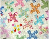 Baby Quilt Modern Windmills