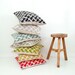 Cushion cover - Cloudbirds, in cardinal