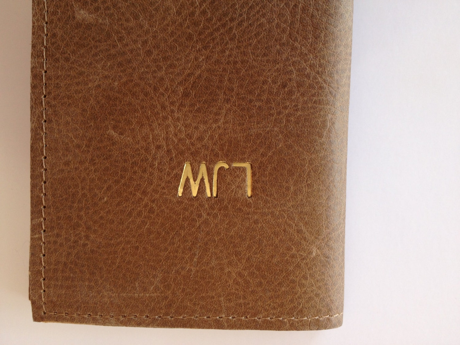 Leather Passport Case Handmade Gift for Dad Fathers Day Gift